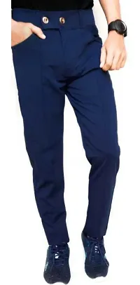 Men 2 BUTTAN Blue Track Pant-thumb2