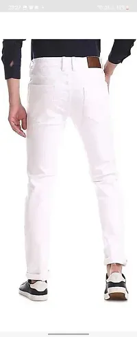 Stylish Cotton Blend Mid-Rise Jeans For Men-thumb1