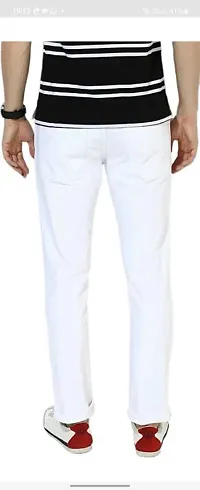 Stylish Cotton Blend Mid-Rise Jeans For Men-thumb1