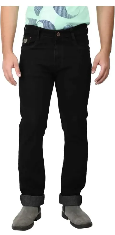 Stylish Blend Mid-Rise Jeans For Men