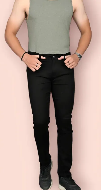 FLETE Stylish Denim Mid-Rise Jeans For Men