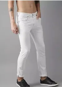 FLAYING MEN PLAIN WHITE JEANS 89-thumb1