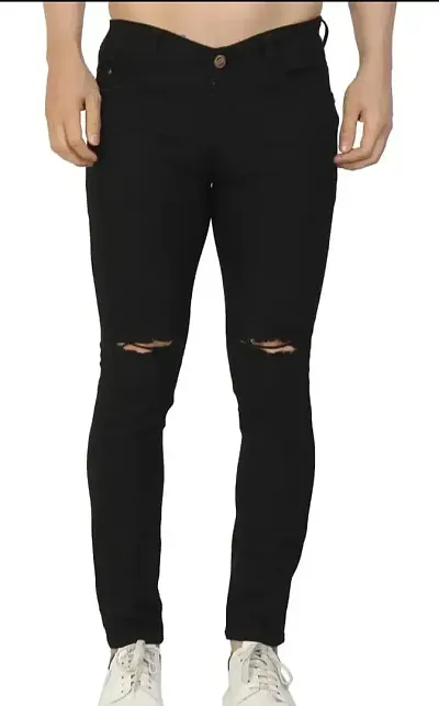 FLAYING MEN KNEE SLIT JEANS 93