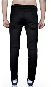 FLAYING MEN PLAIN BLACK JEANS 95-thumb1