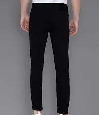 MEN PLAIN BLACK JEANS 140-thumb1