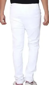 MEN PLAIN WHITE JEANS 165-thumb1