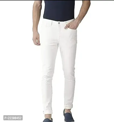 FLAYING MEN PLAIN WHITE JEANS 195