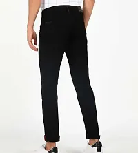 FLAYING MEN PLAIN BLACK JEANS 215-thumb1