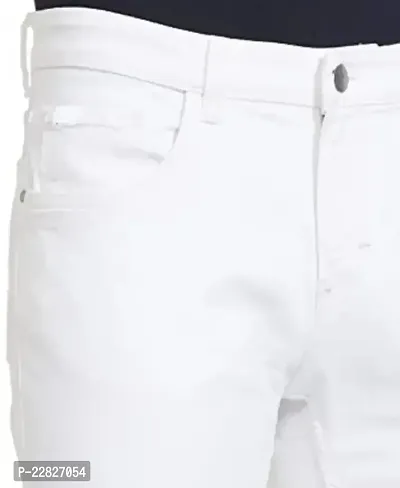 Classic Cotton Blend Solid Jeans For Men-thumb3