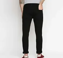 MEN PLAIN BLACK JEANS-thumb1