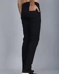 MEN PLAIN BLACK JEANS-thumb1