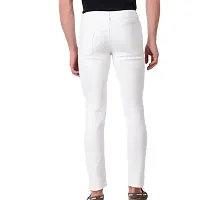 MEN PLAIN WHITE JEANS-thumb1