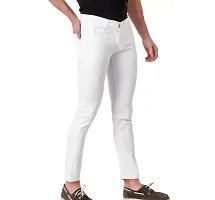 MEN PLAIN WHITE JEANS-thumb4