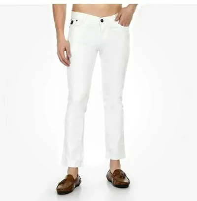 Stylish Blend Mid-Rise Jeans For Men