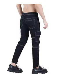 Stylish Men Black Fashion Jeans-thumb1