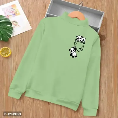 Elegant Green Cotton Self Design T-Shirts For Women