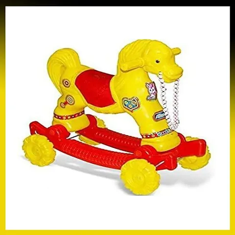 Plastic Rocking horse Name of Chetak use for Children 2 to 5 years