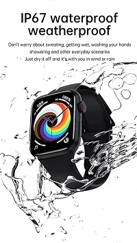 SMARTWATCH I8 Pro Max Series 8 Smart Watch Full Screen Smartwatch with Activity Tracker (Black, Free Size)-thumb3
