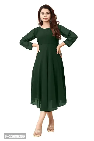 Navya Clothing Heavy Georgette Long Anarkali Gown Kurta for Women  Girls-thumb0