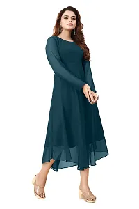 Navya Clothing Heavy Georgette Long Anarkali Gown Kurta for Women  Girls-thumb2