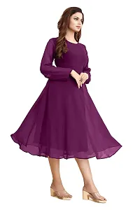 Navya Clothing Heavy Georgette Long Anarkali Gown Kurta for Women  Girls-thumb3