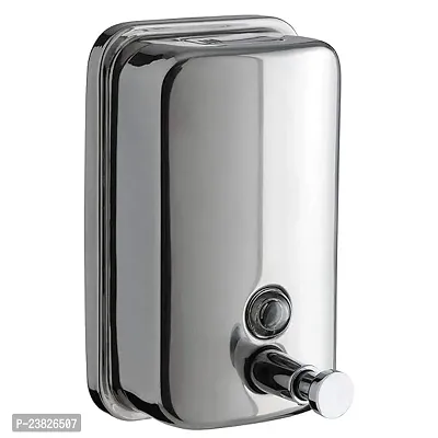 Kiaanxx Stainless Steel Soap Dispenser For Bathroom Kitchen Office Stainless Steel Hand Liquid Soap Lotion Shampoo Dispenser Pack Of 1-thumb0