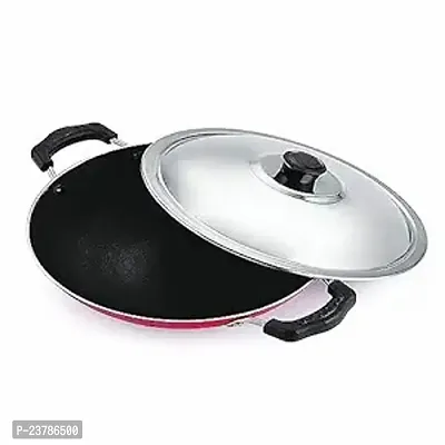 Non-Stick Aluminium Appachatti with Stainless Steel Lid - 1.5 L Capacity-thumb0