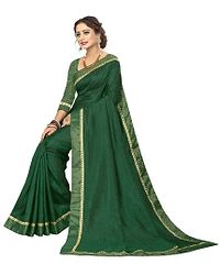 Beautiful Art Silk Saree with Blouse piece-thumb1