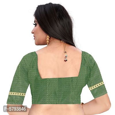 Beautiful Art Silk Saree with Blouse piece-thumb3