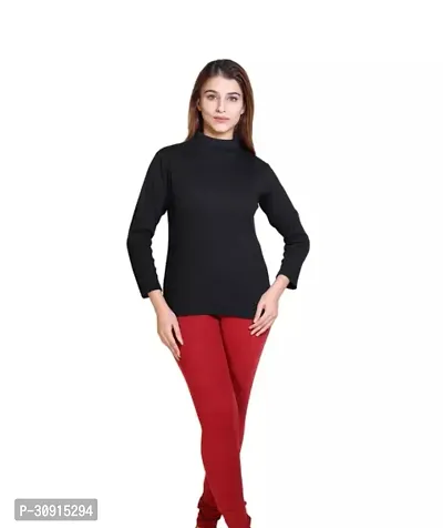 Fabulous Red Cotton Solid Legging For Women-thumb0