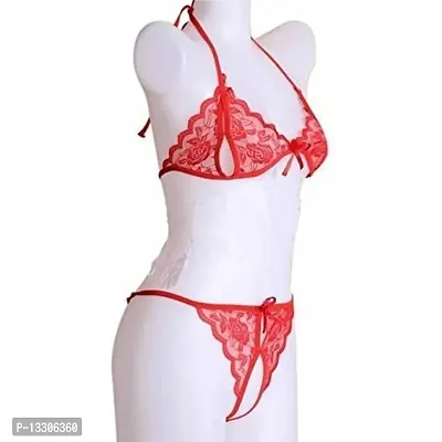 Arousy-Fancy Western Bikini Set Innerwear & Swimwear with Cotton Lining Bra  Panty Set for Women