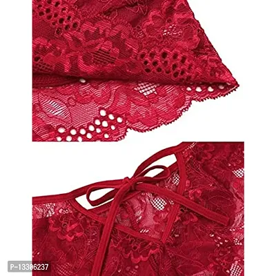 New Baby Doll Lingerie Nightwear Sleepwear Innerwear Bra With Panty Set Combo Pack Of 2-thumb5