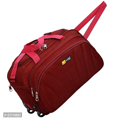 Designer Red Coloured Travel Bag For Efficient Travelling