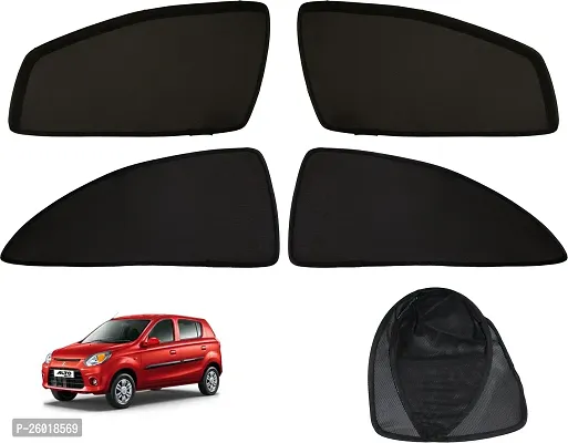 Window Sun Shade For Maruti Suzuki Alto 800 Black-thumb0