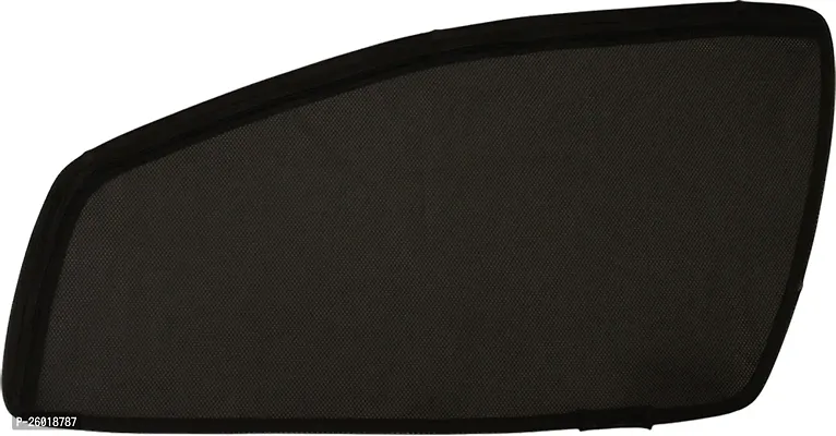 Magnetic Rear Window Sun Shade For Hyundai Verna Black-thumb2