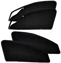 Magnetic Rear Window Sun Shade For Hyundai Verna Fluidic Black-thumb1