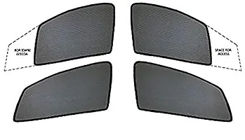 Magnetic Rear Window Sun Shade For Hyundai Grand I10 Black-thumb2