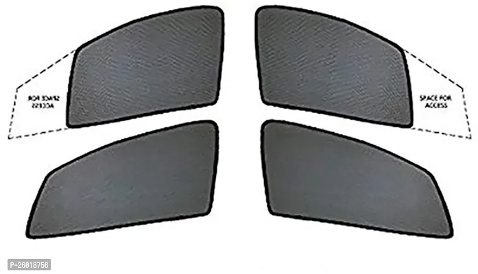 Magnetic Side Window Sun Shade For Renault Pulse Grey-thumb3