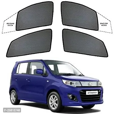 Magnetic Side Window Sun Shade For Maruti Suzuki Wagonr Stingray Black