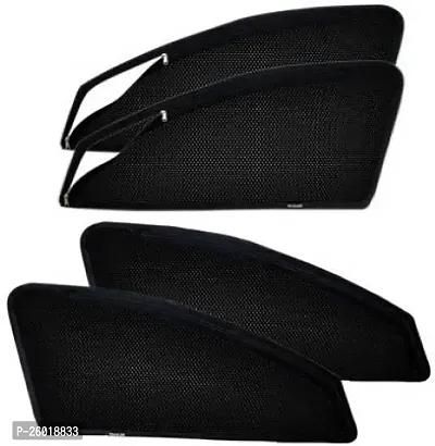 Magnetic Rear Window Sun Shade For Maruti Suzuki Alto K10 Black-thumb2