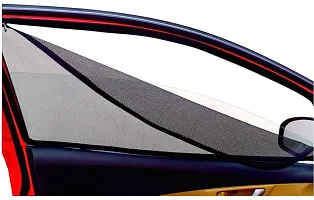 Magnetic Rear Window Sun Shade For Hyundai Verna Fluidic Black-thumb2