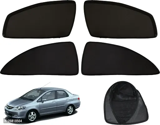 Window Sun Shade For Honda City Zx Black-thumb0