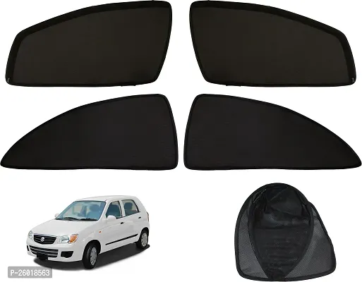 Window Sun Shade For Maruti Suzuki Alto K10 Black