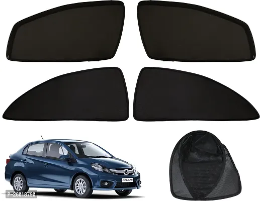 Magnetic Rear Window Sun Shade For Honda Amaze Black