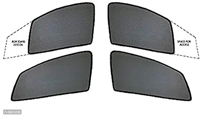 Magnetic Rear Window Sun Shade For Renault Pulse Black-thumb3