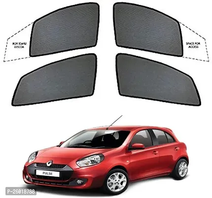 Magnetic Rear Window Sun Shade For Renault Pulse Black