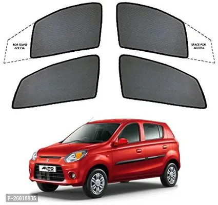 Magnetic Rear Window Sun Shade For Maruti Suzuki Alto 800 Black