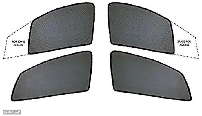 Magnetic Side Window Sun Shade For Hyundai I20 Black-thumb3