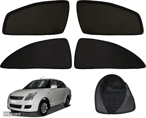 Magnetic Rear Window Sun Shade For Maruti Suzuki Swift Dzire Black