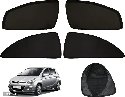 Magnetic Rear Window Sun Shade For Hyundai Eon Black-thumb3